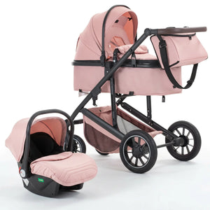 Movebaby™ 3-in-1 Kinderwagen met Autostoel – Tot 20 KG | Compleet met Accessoires Movebaby