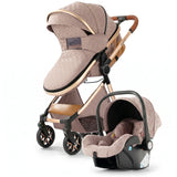 Movebaby™ 3-in-1 Kinderwagen – Lichtgewicht & Opvouwbaar | Geschikt vanaf Geboorte Movebaby