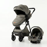 Movebaby™ 3-in-1 Kinderwagen – Lichtgewicht & Opvouwbaar | Geschikt vanaf Geboorte Movebaby