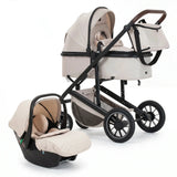 Movebaby™ 3-in-1 Kinderwagen met Autostoel – Tot 20 KG | Compleet met Accessoires Movebaby