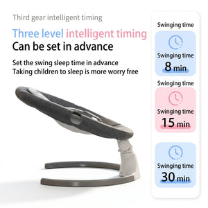 Movebaby™ Elektrische Baby Schommelstoel met Afstandsbediening – Vanaf Geboorte tot 15 KG Movebaby