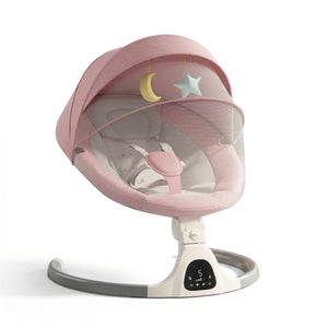 Movebaby™ Elektrische Baby Schommelstoel met Afstandsbediening – Vanaf Geboorte tot 15 KG Movebaby