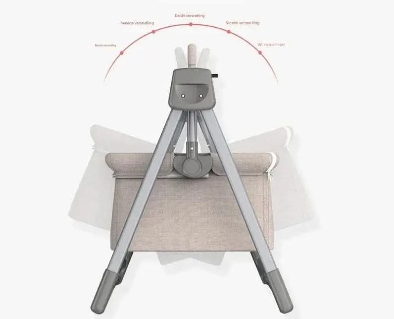 Movebaby™ Schommelbed met Klamboe | Wieg & Speelbed voor Pasgeborenen Movebaby